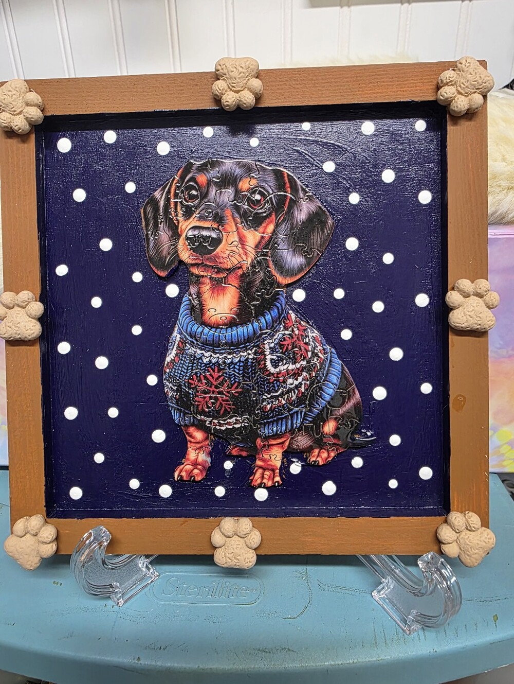 Hand Crafted Dachshund Art